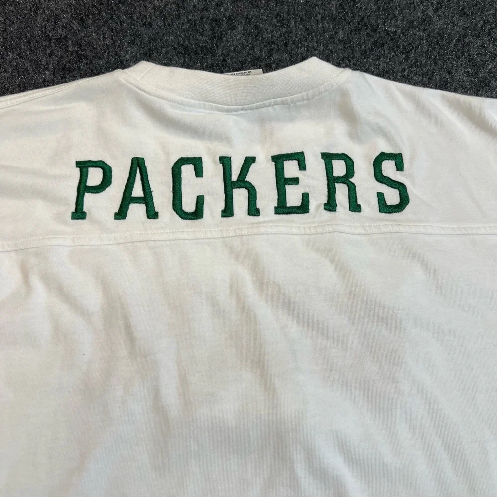 Green Bay Packers Lee Sport Long Sleeve Tee XL Embroidered Logo Vintage - Picture 5 of 7